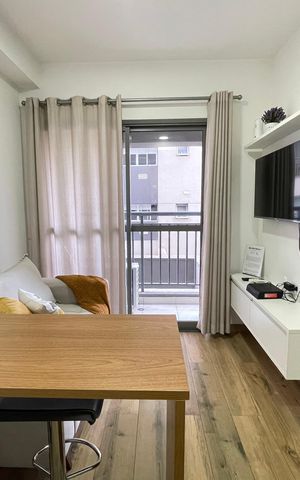 Apartamento para alugar com 26m², 1 quarto e sem vagaSala