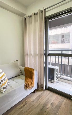Apartamento para alugar com 26m², 1 quarto e sem vagaSala