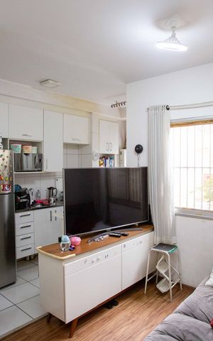 Apartamento à venda com 43m², 2 quartos e 1 vagaSala