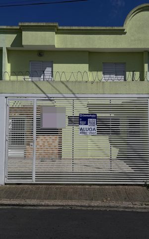 Casa para alugar com 86m², 2 quartos e 1 vaga Casa para alugar com 86m², 2 quartos e 1 vagaFachada+Placa