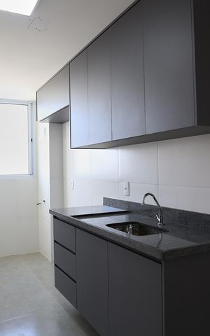 Apartamento para alugar com 54m², 2 quartos e 2 vagas Apartamento para alugar com 54m², 2 quartos e 2 vagasCozinha e Área de Serviço