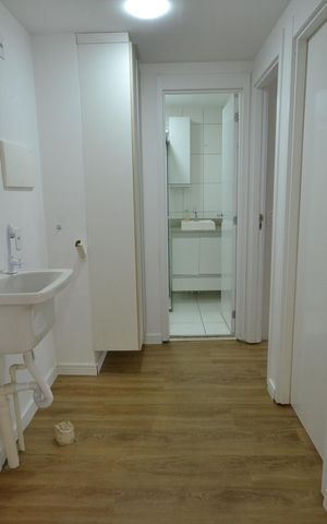 Apartamento à venda com 38m², 2 quartos e 1 vagaCozinha e Área de Serviço