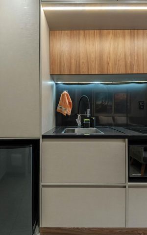 Studio à venda com 28m², 1 quarto e sem vagaCozinha