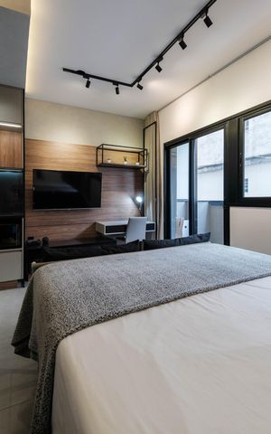 Studio à venda com 28m², 1 quarto e sem vagaSala/Quarto