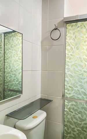 Apartamento para alugar com 56m², 2 quartos e 1 vaga Apartamento para alugar com 56m², 2 quartos e 1 vagaBanheiro social