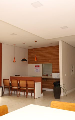 Apartamento à venda com 46m², 2 quartos e 1 vagaÁrea comum - Salão de festas