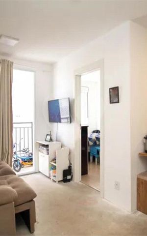 Apartamento à venda com 37m², 2 quartos e sem vaga