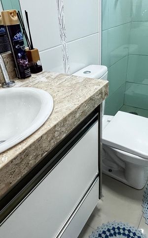 Apartamento para alugar com 196m², 2 quartos e 2 vagas Apartamento para alugar com 196m², 2 quartos e 2 vagasBanheiro da Suíte 1