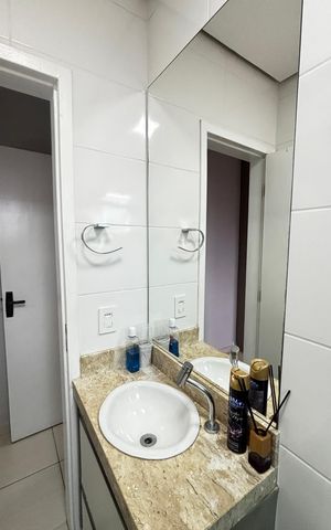 Apartamento para alugar com 196m², 2 quartos e 2 vagas Apartamento para alugar com 196m², 2 quartos e 2 vagasBanheiro da Suíte 1