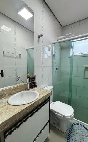 Apartamento para alugar com 196m², 2 quartos e 2 vagas Apartamento para alugar com 196m², 2 quartos e 2 vagasBanheiro da Suíte 1