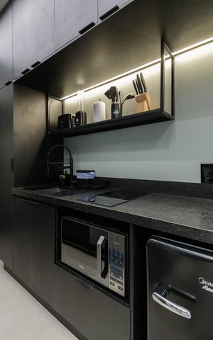 Studio à venda com 32m², 1 quarto e sem vaga Studio à venda com 32m², 1 quarto e sem vagaCozinha