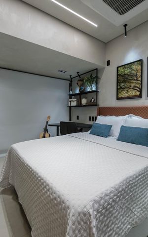 Studio à venda com 32m², 1 quarto e sem vaga Studio à venda com 32m², 1 quarto e sem vagaSala/Quarto