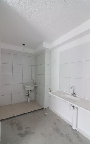 Apartamento à venda com 35m², 2 quartos e sem vagaCozinha e Área de Serviço