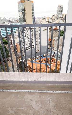 Studio para alugar com 24m², 1 quarto e sem vagaVaranda