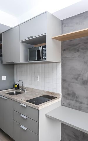 Studio para alugar com 19m², 1 quarto e sem vagaQuarto e Cozinha
