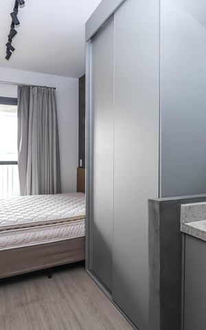 Studio para alugar com 19m², 1 quarto e sem vagaQuarto e Cozinha