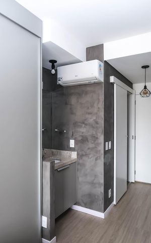 Studio para alugar com 19m², 1 quarto e sem vagaQuarto e Cozinha