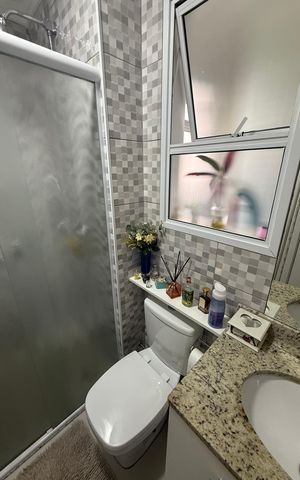 Apartamento à venda com 57m², 2 quartos e 1 vagaBanheiro