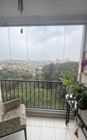 Apartamento à venda com 57m², 2 quartos e 1 vagaVaranda