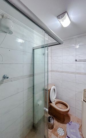 Apartamento para alugar com 66m², 2 quartos e sem vagaBanheiro