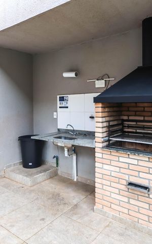Apartamento à venda com 39m², 2 quartos e 1 vagaChurrasqueira