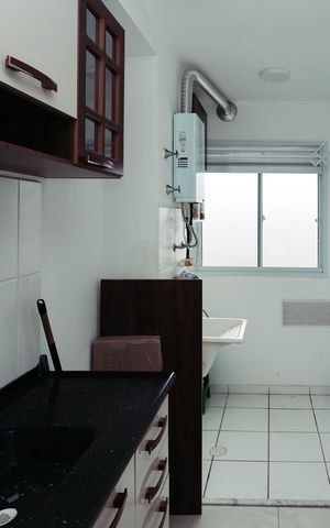 Apartamento à venda com 39m², 2 quartos e 1 vagaCozinha e Área de Serviço