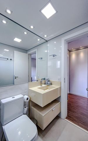 Apartamento para alugar com 127m², 3 quartos e 2 vagasBanheiro da Suíte 2