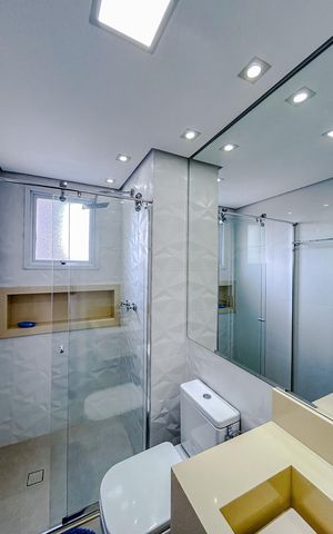 Apartamento para alugar com 127m², 3 quartos e 2 vagasBanheiro da Suíte 2