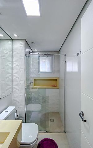 Apartamento para alugar com 127m², 3 quartos e 2 vagasBanheiro da Suíte 1