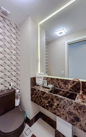 Apartamento para alugar com 127m², 3 quartos e 2 vagasLavabo