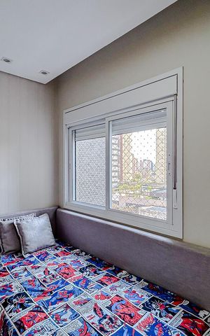 Apartamento para alugar com 127m², 3 quartos e 2 vagasQuarto 2 - Suíte