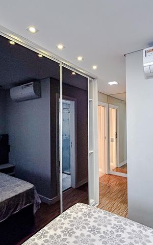 Apartamento para alugar com 127m², 3 quartos e 2 vagasQuarto 2 - Suíte
