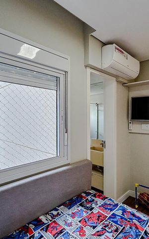 Apartamento para alugar com 127m², 3 quartos e 2 vagasQuarto 2 - Suíte
