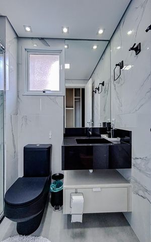 Apartamento para alugar com 127m², 3 quartos e 2 vagasBanheiro da Suíte 3