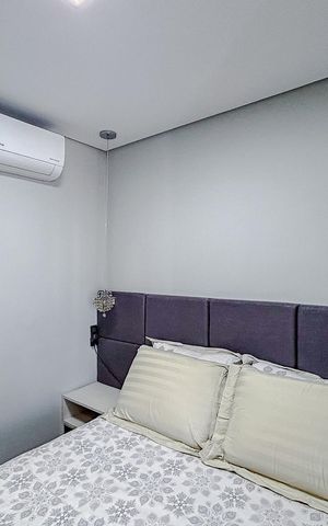 Apartamento para alugar com 127m², 3 quartos e 2 vagasQuarto 2 - Suíte