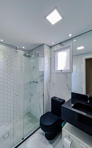 Apartamento para alugar com 127m², 3 quartos e 2 vagasBanheiro da Suíte 3