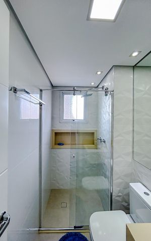 Apartamento para alugar com 127m², 3 quartos e 2 vagasBanheiro da Suíte 2