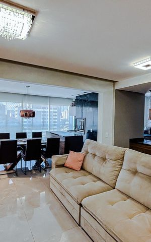 Apartamento para alugar com 127m², 3 quartos e 2 vagasSala