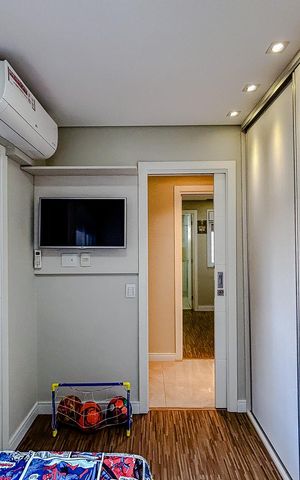 Apartamento para alugar com 127m², 3 quartos e 2 vagasQuarto 2 - Suíte