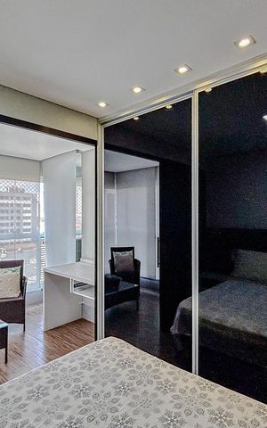 Apartamento para alugar com 127m², 3 quartos e 2 vagasQuarto 2 - Suíte
