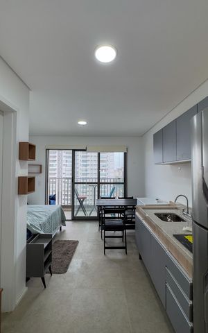 Studio para alugar com 27m², 1 quarto e sem vagaStudio