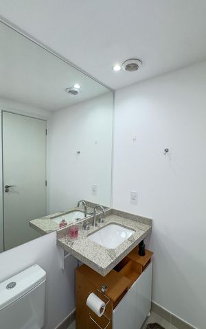 Studio para alugar com 27m², 1 quarto e sem vagaBanheiro