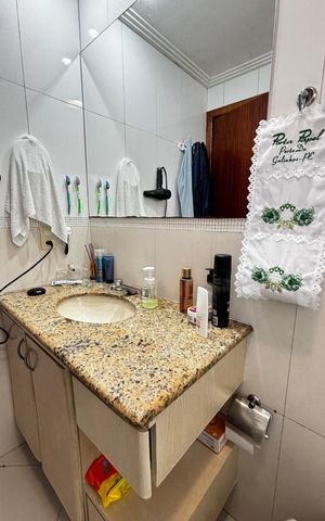 Apartamento à venda com 115m², 3 quartos e 2 vagas Apartamento à venda com 115m², 3 quartos e 2 vagasBanheiro da Suíte