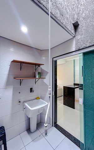 Casa de condomínio para alugar com 65m², 2 quartos e 2 vagasÁrea de Serviço