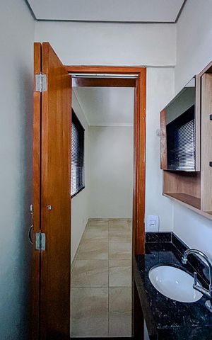Casa de condomínio para alugar com 65m², 2 quartos e 2 vagasBanheiro da Suíte 1