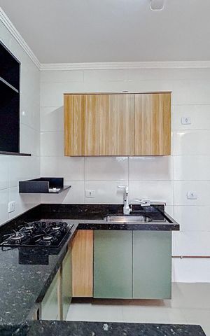 Casa de condomínio para alugar com 65m², 2 quartos e 2 vagasCozinha