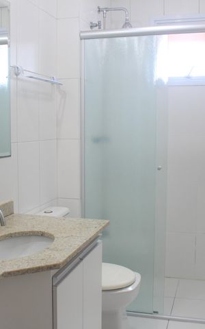 Apartamento à venda com 83m², 3 quartos e 2 vagasBanheiro da Suíte
