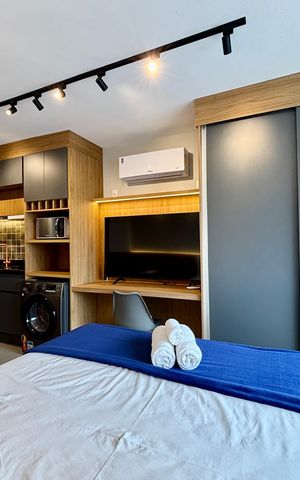 Studio para alugar com 25m², 1 quarto e sem vaga Studio para alugar com 25m², 1 quarto e sem vagaStudio