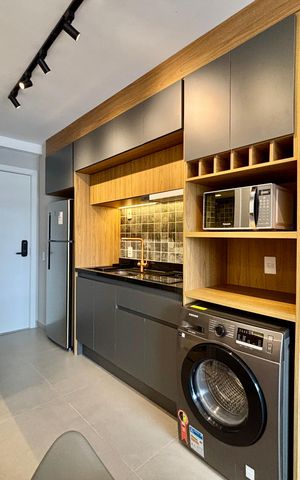 Studio para alugar com 25m², 1 quarto e sem vaga Studio para alugar com 25m², 1 quarto e sem vagaStudio