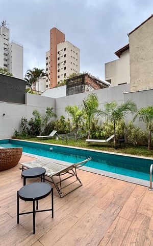 Studio para alugar com 25m², 1 quarto e sem vaga Studio para alugar com 25m², 1 quarto e sem vagaPiscina